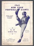1945 NY Football Giants Official Review & Roster