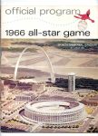 1966 MLB All-Star Game Program at St. Louis - Better Condition Grade