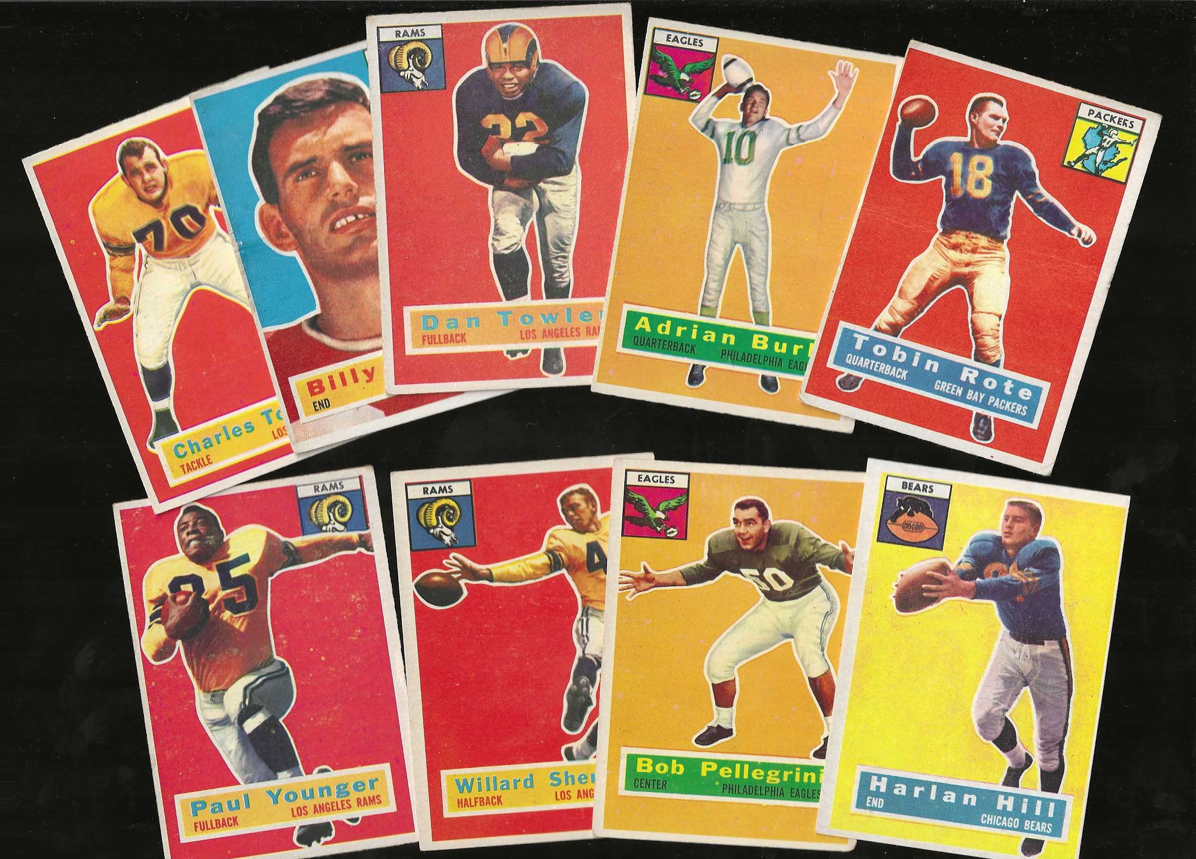 Lot Detail 1956 Topps Football Card Lot of (9)