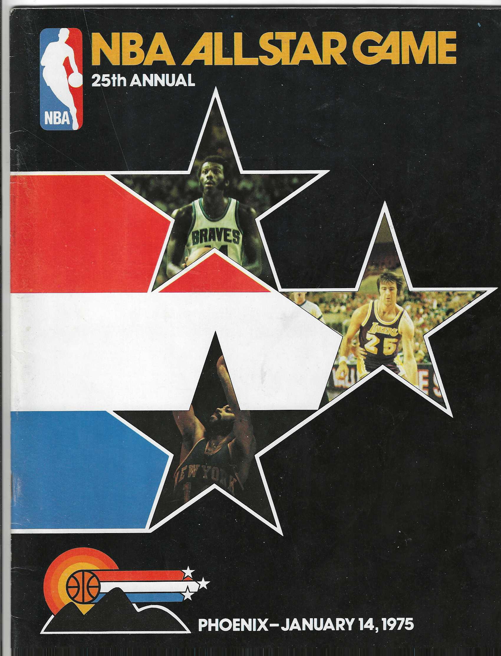 Lot Detail 1975 NBA AllStar Game Official Program at Phoenix