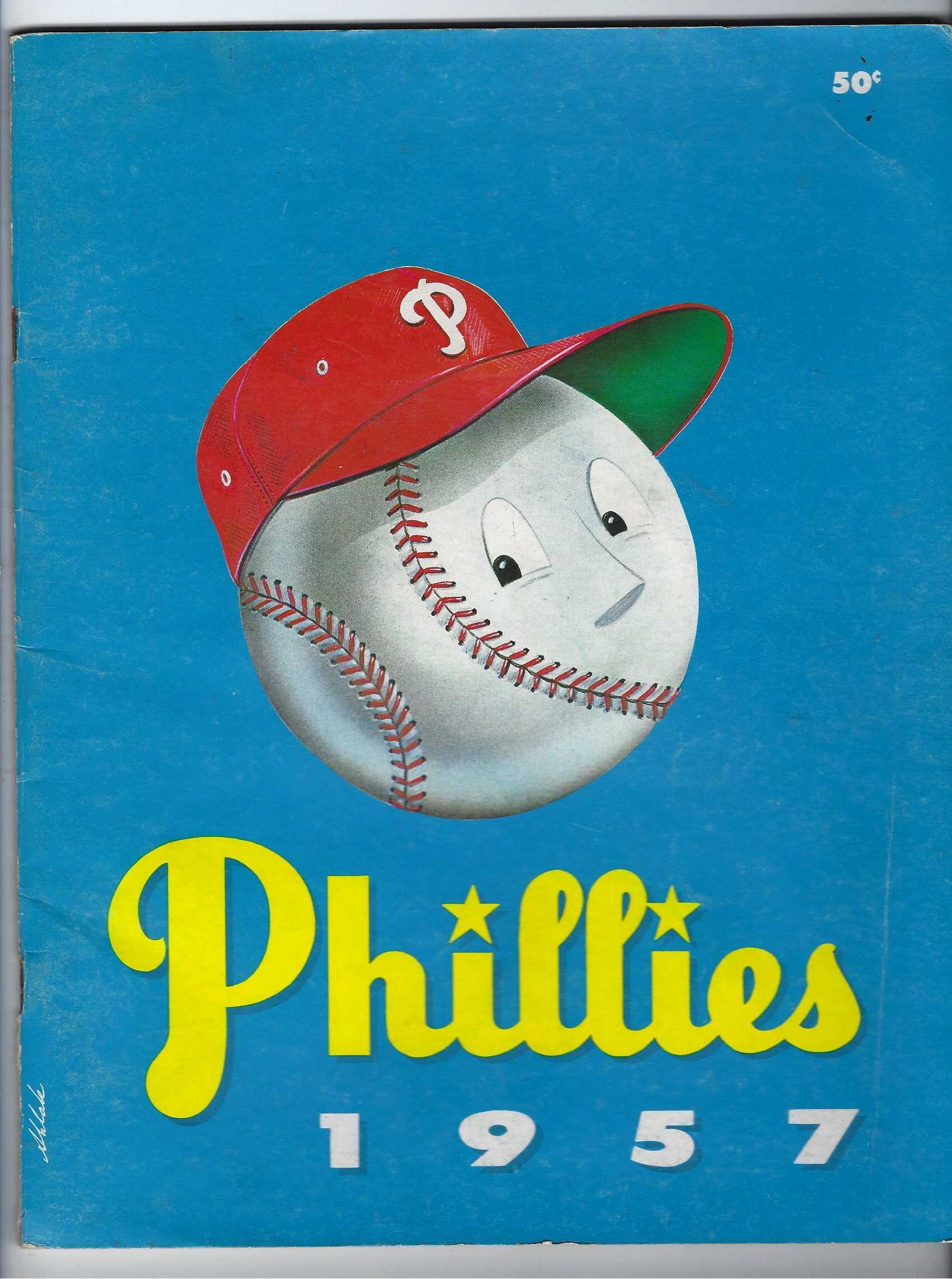 Lot Detail 1957 Philadelphia Phillies Official Yearbook