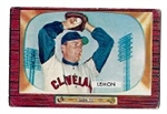 1955 Bob Lemon (HOF - Indians) Bowman Baseball Card