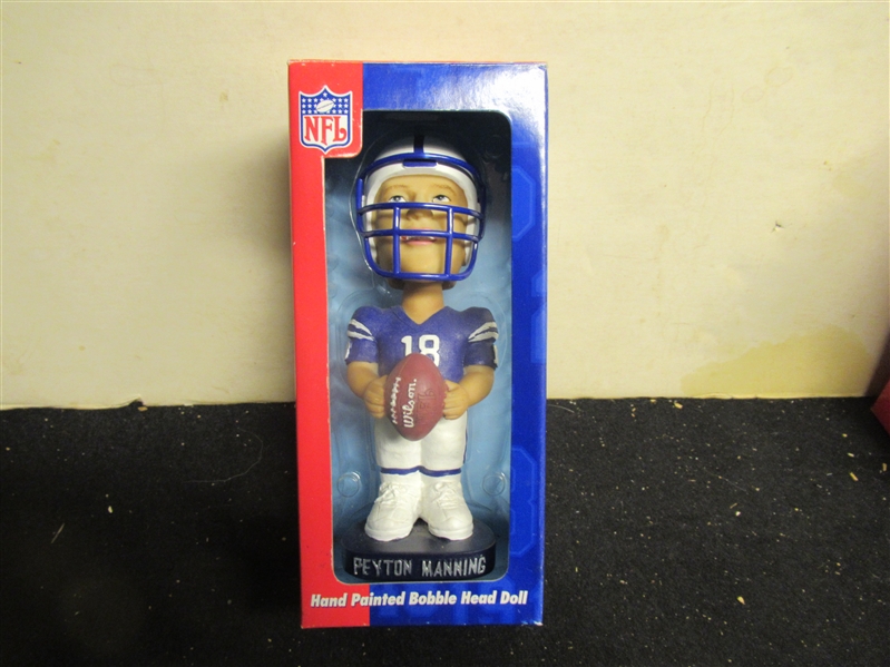 1990's Peyton Manning (HOF) NFL Properties Bobble Head Doll