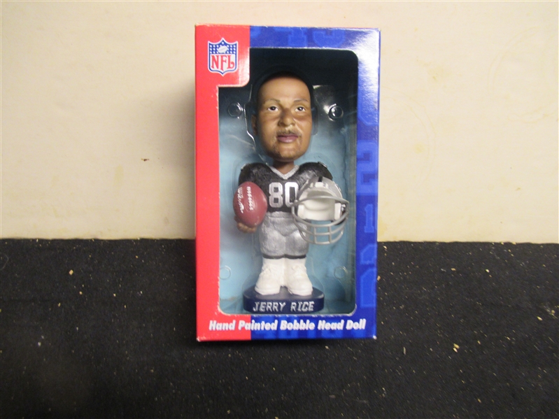 1990's Jerry Rice (HOF) NFL Properties Bobble Head Doll