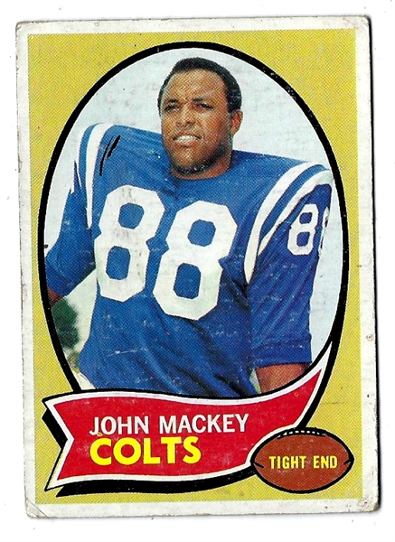 1970 John Mackey (HOF) Topps Football Card