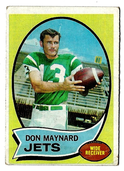 1970 Don Maynard (HOF) Topps Football Card