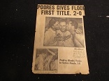 1955 Brooklyn Dodgers Win The World Series - Podres Gives Flock First Title , 2-0