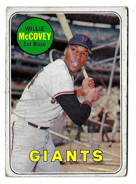 1969 Willie McCovey (HOF) Topps Baseball Card # 1