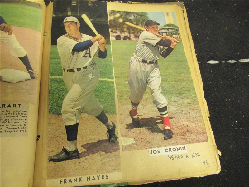 C. 1942 HOF Colorotos: Joe Cronin & Fank Hayes 