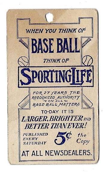 1910 - 11 Sporting Life Larry Doyle (NY Giants) M116 Baseball Card