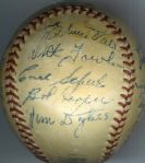 1951 Philadelphia Athletics Autographed Team Baseball