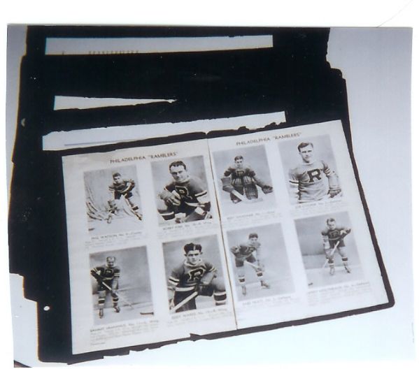 1930's Philadelphia Ramblers (International American Hockey League) Team Scrapbook