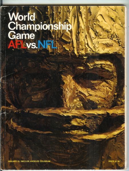 1967 Super Bowl I Official Program