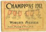 1912 World Series Program 