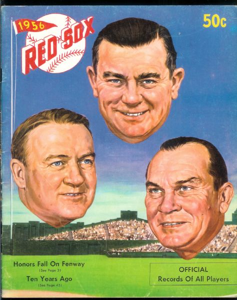 1956 Boston Red Sox Yearbook