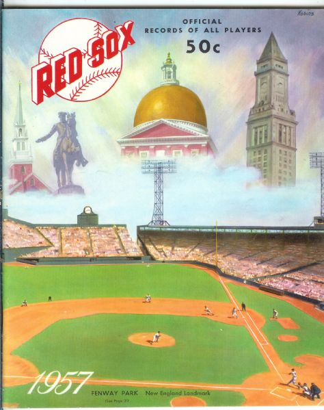 1957 Boston Red Sox Yearbook 
