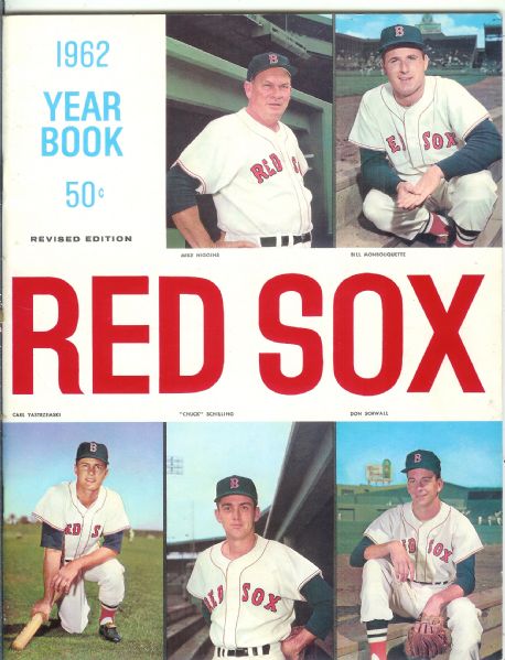 1962 Boston Red Sox Yearbook