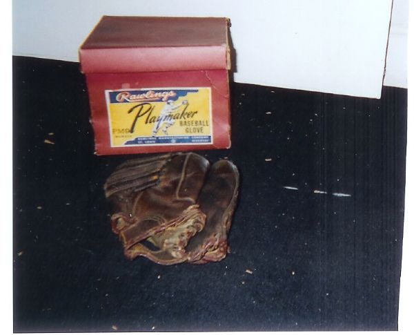 Circa 1950's Rawlings Playmaker (3) Fingered Stan Musial Glove with Display Box