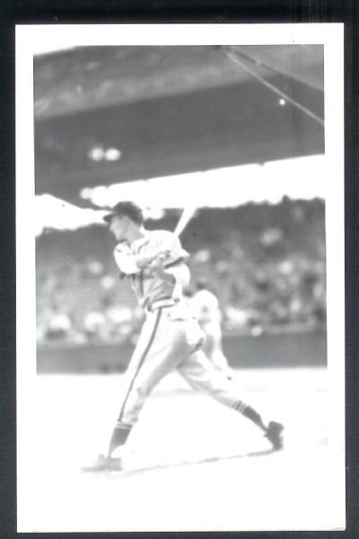 Del Rice George Brace Baseball Photo Postcard