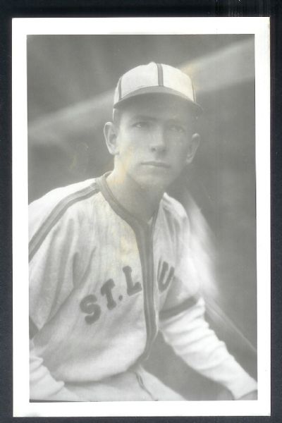 Cliff Fanin George Brace Baseball Photo Postcard