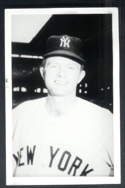 Billy Gardner George Brace Baseball Photo Postcard