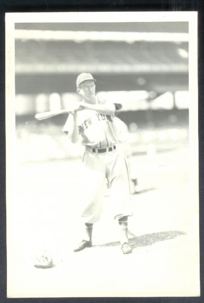 Bill Rigney George Brace Baseball Photo