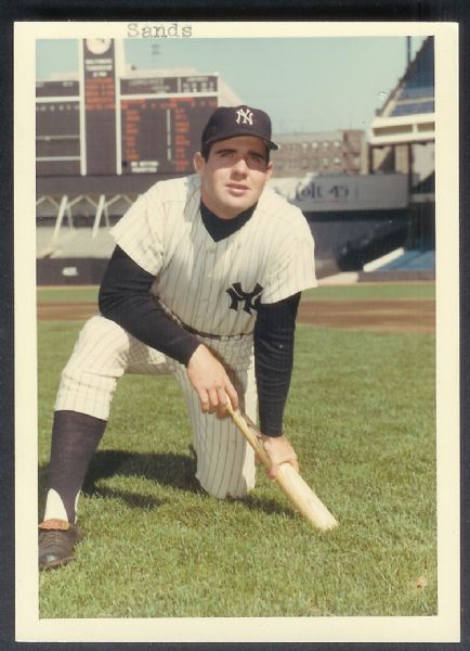 Charlie Sands NY Yankees Color Photo 