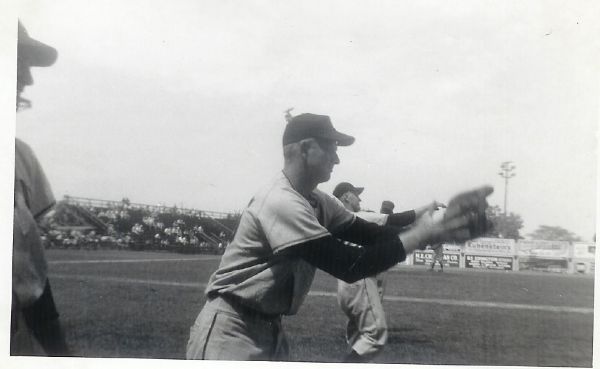 1952 Whitey Lockman NY Giants Spring Training Photo