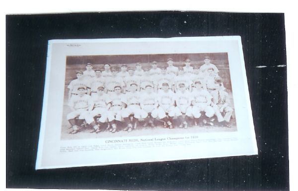 1939 Cincinnati Reds National League Champions TSN Team Supplemental