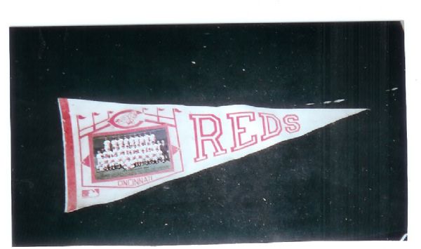 1970 Cincinnati Reds Big Red Machine Team Picture Pennant
