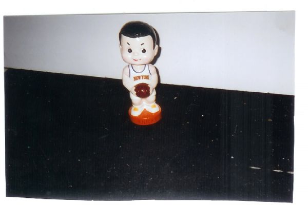 C. 1970's NY Knicks (NBA) Bobblehead Figurine Bank