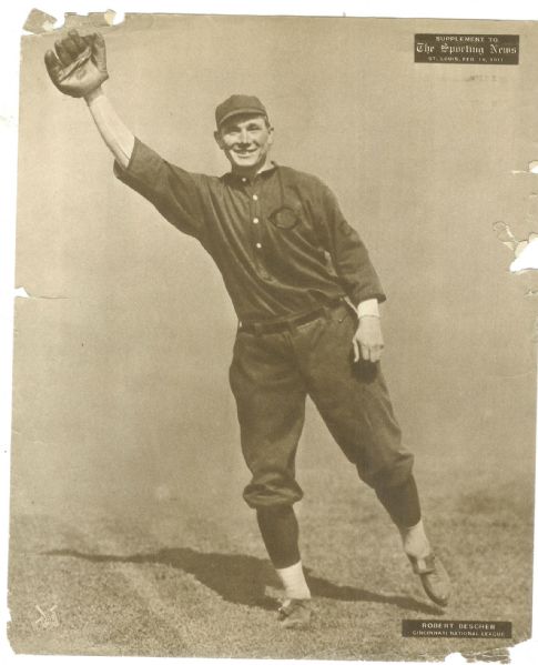 1911 Robert Bescher Cincinnati National League Ballclub The Sporting News Supplemental