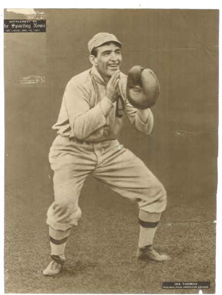 1911 Ira Thomas Philadelphia Athletics The Sporting News Supplemental