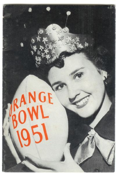 1951 Orange Bowl Official Press Guide