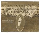 1912 NY Giants (McGraw Inset) NL Champions Supplemental Team Photo