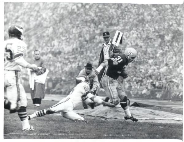 1961 Green Bay Packers (Jimmy Taylor)  Wire Photo