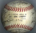 Late 1980s/Early 1990s Atlanta Braves Team Signed Baseball 