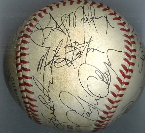 Late 1980's/Early 1990's Atlanta Braves Team Signed Baseball 
