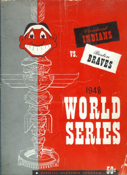 1948 World Series Program at Cleveland