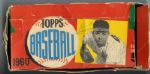 1960 Topps (Dated Version) Empty Wax Display Box