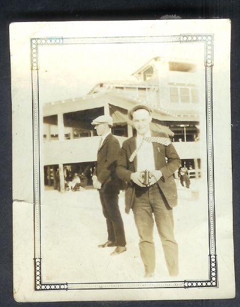 Circa Early 1920's Baseball Stadium with Fans Photo
