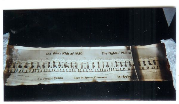 1950 Philadelphia Phillies (Sunday Bulletin) Panoramic Display