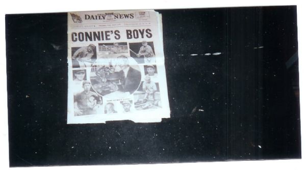 1944 Connie Mack (Philadelphia A's) Night Tribute Newspaper 