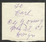 Cy Young Personalized Autograph