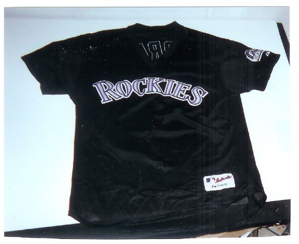 2002 Toby Harrah (Colorado Rockies) Game Worn Uniform