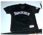 2002 Toby Harrah (Colorado Rockies) Game Worn Uniform