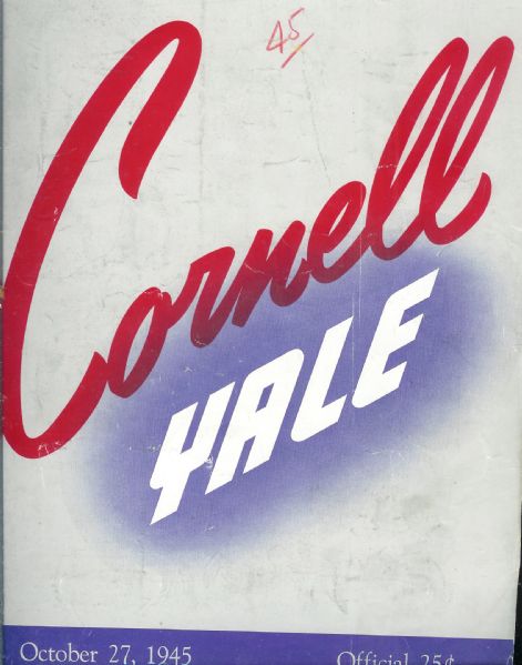 1940's Cornell Football Memorabilia Lot 