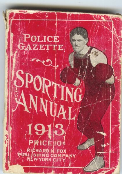 1913 Police Gazette Sporting Annual with Heavy Emphasis on Boxing