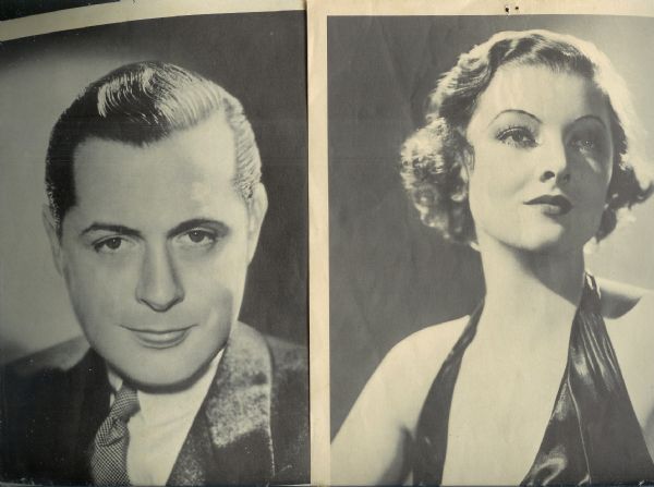 1930's Movie Star Supplemental & Theatre Photo Lot of (10)