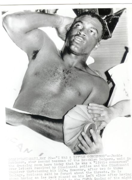 C. Late 1940's Jackie Robinson AP Wire Photo